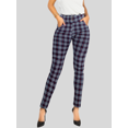 thumbnail image 4 of Leggings Elegantes Jegging Mujer a Cuadros Stretch Looks Formal y Casual Mayón Mallones, 4 of 5