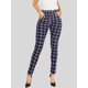 thumbnail image 4 of Leggings Elegantes Jegging Mujer a Cuadros Stretch Looks Formal y Casual Mayón Mallones, 4 of 5