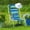 Blue, variant on Folding Beach Chair with Backpack Straps, Camping Chair 4 Reclining Positions, Wooden Armrests & Cup Holder, 265lb Capacity