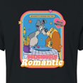 thumbnail image 3 of Lady and the Tramp - Delicously Romantic - Juniors Cropped Cotton Blend T-Shirt, 3 of 5