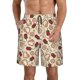 thumbnail image 1 of Balery Valentine'S Day Rose Traje de Baño Estilo Hawaiano para Hombre, Shorts de Secado Rápido con Bolsillos-X-Large, 1 of 6