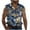 Multicolor#11, variant on VBTAPA Funky Hawaiian Shirt for Men Sleeveless Casual Button Down Shirts Tropical Summer Beach Tank Top Aloha Party Blouse Multicolor S