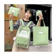 thumbnail image 4 of Set de 5 Mochila Escolar Lapicera Bolso Verde, 4 of 4