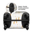 thumbnail image 4 of Kdxio Wheat Pattern Luggage Cover for Travel,Elastic and Durable,Fits 18-32 Inch,Anti-Scratch Suitcase Protector, 4 of 8