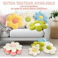 thumbnail image 6 of 2 Pack Flower Pillows 16 in Daisy Flower Shaped Pillow Cushion Floor Pillows Home Decorative Pillows for Bed Sofa Couch, 6 of 7