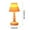 Orange 01, variant on RBCKVXZ Small Cordless Bedside Lamp, 5.5 Inch Retro Reading Lamps, Portable Battery Powered Night Light for Nightstand/Bedroom/Living Room, Decor Gift (Pink)