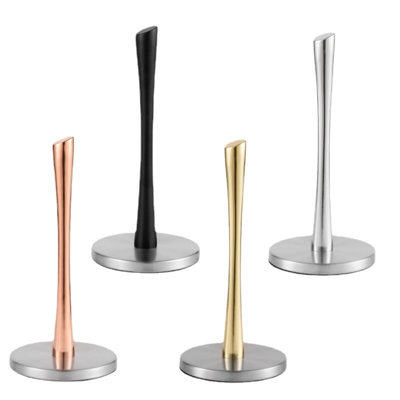CHUNYAN The Kitchen Vertical Tissue Holder Tissue Holder Restaurant Roll Paper Rack Stainless Steel Table Towel Holder Without Punching