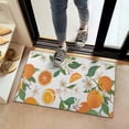 thumbnail image 2 of Orange Fruits Flowers White Pattern Door Rugs,Washable Non Slip Door Mats Indoor,Decorative Door Mats,Entry Mat Indoor for Entrance,Bedroom,Kitchen,Bathroom,16"x24", 2 of 6