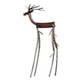 thumbnail image 2 of Iron Deer Sculptures Animal Elk Figurine Desktop Artwork for Living Room Bedroom Home Decor Ornaments Statues Sculpture Hand, 2 of 7
