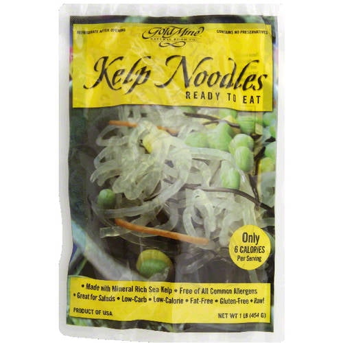 Gold Mine Kelp Noodles, 16 oz, (Pack of 12) by