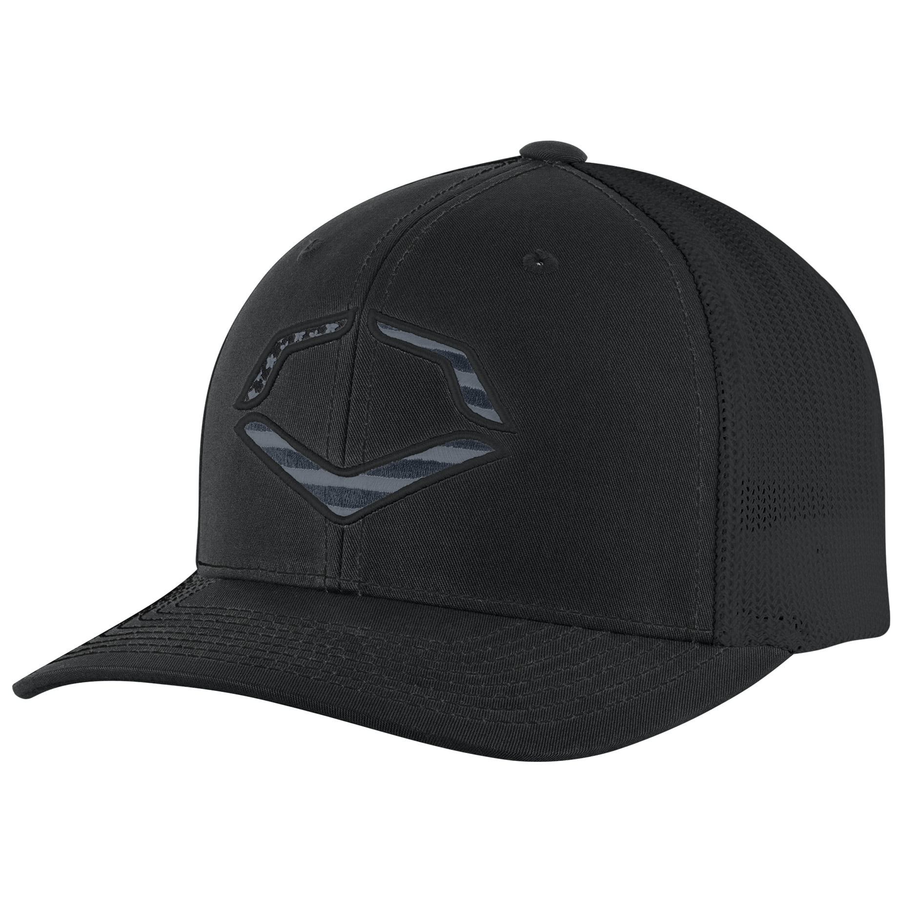 EvoShield USA Logo Flexfit Hat, Black 