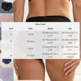 thumbnail image 3 of Plus Size Underwear for Women Fashion Women's Lace Solid Stretch Panties High Waist Underpants Panties Briefs White S, 3 of 3