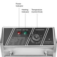thumbnail image 4 of Deep Fryer with Basket - 2500W 6 Liter Stainless Steel Electric Fryer Countertop Basket Scoop Fryer for Commercial Professional Restaurant Kitchen w/ Adjustable Temperature, 4 of 7