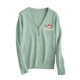 thumbnail image 2 of Womens Plus Size Sweaters, Stylish Knitted Cardigans for Plus Size, 2 of 5