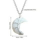 thumbnail image 4 of Xihbxyly Collar con Candado de Larga Duración, Joyería con Piedras Preciosas Curativas de Amatista y Opalita, Elegante Diseño de Colgante En Forma de Media Luna, Alivio Del Estrés y Equilibrio Emocio, 4 of 6