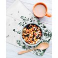 thumbnail image 3 of Green Botanical Kitchen Dish Towels for Drying Dishes Set of 4, Dragonfly Flower Leaf Retro Ink Style Waffle Weave Microfiber Hand Tea Bathroom Towels Quick Dry & Absorbent Towel 12x12, 3 of 7