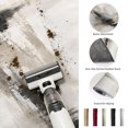 thumbnail image 5 of Round Rugs 6Ft, Black Beige Oil Painting Round Area Rug Washable Indoor Throw Carpet, Minimalist Abstract Industrial Soft Non Slip Circle Rug for Office Cabinet Home Decor Aesthetic, 5 of 8