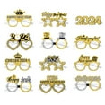 thumbnail image 1 of Conjunto de 12 gafas festivas para celebrar el Año Nuevo, accesorios originales para fotografías, 1 of 7