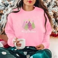 thumbnail image 4 of Craaazy Women's Christmas Shirt Long Sleeve Merry Christmas Sweatshirts Casual Pullover Tops Gifts, 4 of 9