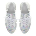 thumbnail image 5 of Polygon Pattern Rainbow Walking Shoes for Men Woman Lightweight Tennis Fashion Elastic Sports Shoes Cushion Basketball Shoes, 5 of 7