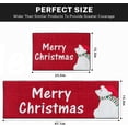 thumbnail image 3 of Christmas Kitchen Rugs and Mats Non Skid Washable Set of 2, Cute Santa Bear Kitchen Floor Mats, Xmas Red Kitchen Runner Rug, Winter Kitchen Decor, 3 of 6