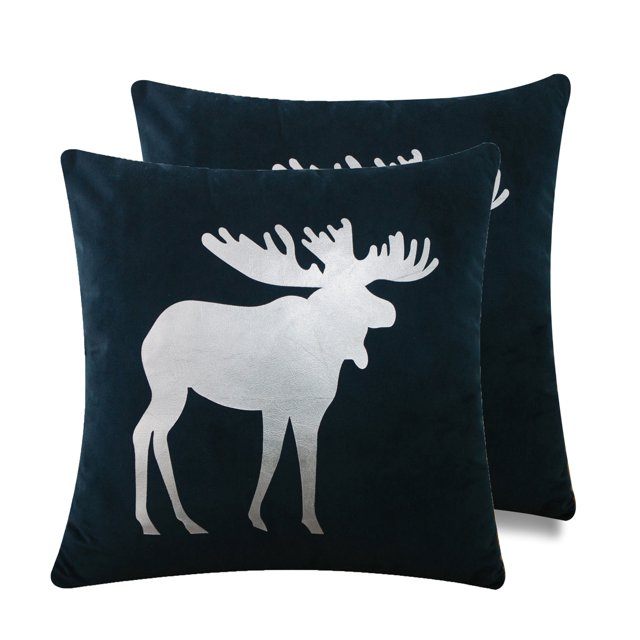 Coussin Décoratif Icônes de Noël - Ensemble de 2