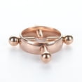 thumbnail image 4 of Adjustable Titanium Round Fake Non-piercing Nipple Ring Shield Jewelry--Rose gold, 4 of 5