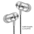 thumbnail image 4 of Bearachild Nuevo auricular Universal de 3,5mm en la oreja auriculares estéreo micrófono incorporado auriculares con cable de alta para teléfono Cables de audio/vídeo Plata, 4 of 6