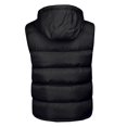 thumbnail image 1 of Chaleco acolchado para hombre Slim Fit Chaqueta sin mangas Chaleco con gorra extraíble, 1 of 2