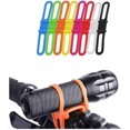 thumbnail image 1 of 8 PCS Banda de Silicona para Bicicleta Banda de Silicona Banda elástica de Silicona para Bicicleta Banda de fijación elástica Multicolor para Fijar Linterna portátil ER, 1 of 5