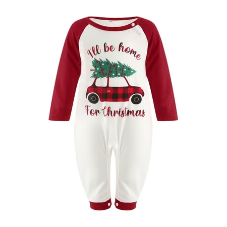 

Pybcvrrd Matching Family Christmas Pajamas Set Boys Girls Holiday Pjs for Women Men Sleepwear