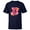 Navy, variant on Daisy Duck Varsity Oh So Stylish - Short Sleeve T-Shirt for Kids - Customized-Black