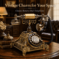 thumbnail image 3 of RDYMONKEY Retro Audio Guest Book Phone - Record Voice Messages for Wedding, Birthday & Special Events, Vintage Keepsake Gift with 8GB Storage, 120H Recording, 3 of 9