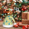 thumbnail image 6 of Fuzoiu Blue Rabbit Print Santa Hat Christmas Hat for Adults,Santa Hats with Pompom, Unisex Xmas Holiday Hat for Christmas New Year Festive Party Supplies, 6 of 6