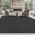 thumbnail image 5 of Beverly Rug Fluffy Modern Ultra Soft Plush Non Slip Easy Shag Indoor Area Rug Dark Gray 8x10, 5 of 9