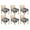 Black White-Cow Print, variant on HELLHERO Leaf Print Dining Room Chair Covers, Comfortable Chair Slipcovers for Dining Room, Universal Kitchen Chairs Seat Protector, Green