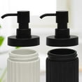 thumbnail image 4 of Bathroom Accessories Set with Large-Opening Ribbed Soap Dispenser, 4 of 5