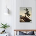 thumbnail image 3 of JRXY Vintage Print Country Landscape Painting Framed Canvas Wall Art Decor Painting Countryside Nature Wilderness Landscape For Farmhouse Living Room Bedroom Wall Decor  12x16 in, 3 of 4