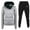 Gray##1, variant on jsaierl Workout Sets for Women 2 Piece Love Print Long Sleeve Hoodies and Pants Fleece Sports Tracksuit Sweatsuit