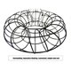 thumbnail image 3 of Alimentador Colgante Para Pájaros, Alimentador Para Pájaros Salvajes, Distribuidor De Alimentos Para Pájaros, Alimentador Redondo Para Exteriores Con Asa, Decoración Exterior Para Jardín Guardurnaity PT002128-00, 3 of 6