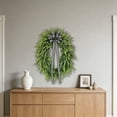 thumbnail image 5 of Wreaths for Front Door, 20" Spring Summer Greenery Boston Fern Leaf for Outdoor Wreath Home Farmhouse Wall Window Decor, 5 of 6