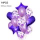 thumbnail image 5 of Bearachild 14 unidades/juego de globos de fiesta, vacaciones, bodas, cumpleaños, globos decorativos de papel de aluminio Type7 NO7 Bearachild HA000437-03B, 5 of 6