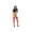 Red, variant on Fishnet Thigh Hi W/ Bow Top