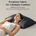 thumbnail image 4 of Sasttie Pillows Standard Size Set of 4, Hotel Down Alternative Sleeping Bed Pillows for Side Back Stomach Sleepers,Black, 4 of 9
