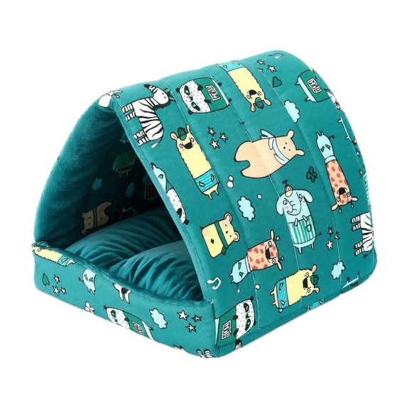 Small Animal Bed Ultra-Soft Crystal Velvet Hamster Guinea Pig Sleeping House, 8 Inch Cozy Nest, Warm and Beautiful, Plush Soft Cushion, Machine Washable