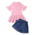 thumbnail image 7 of Zshosam Kids Summer Clothes Baby Girls and Toddler Tank Top and Shorts 2 Piece Outfit Set Size 4T 5T,(Pink 4-5 Years), 7 of 7