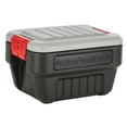 thumbnail image 2 of (2 pack) Rubbermaid 8 Gallon Action Packer Storage Bin, Heavy Duty, Lockable, Black, Included Lid, 2 of 9