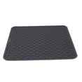 thumbnail image 2 of Bowl Dish Drain Pad, Rectangle Drainage Pad Kitchen Utensils Shelving Rack Insulation Pad Kitchen Insulation Anti Skid Silicone Pad Placement  For Kitchen Utensils Bowls Plates, 2 of 8