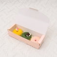 thumbnail image 1 of BEADCEST 20Pcs White Paper Cookie Container Biscuit Box Foldable Packaging for Party Use, 1 of 6