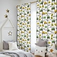 thumbnail image 5 of Blackout Kids Curtains,Cartoon Tractors Hats White Pattern Childrens Insulated Curtains Set Of 2,Bedroom Essentials,Toddler Room Decor 52"x84", 5 of 5
